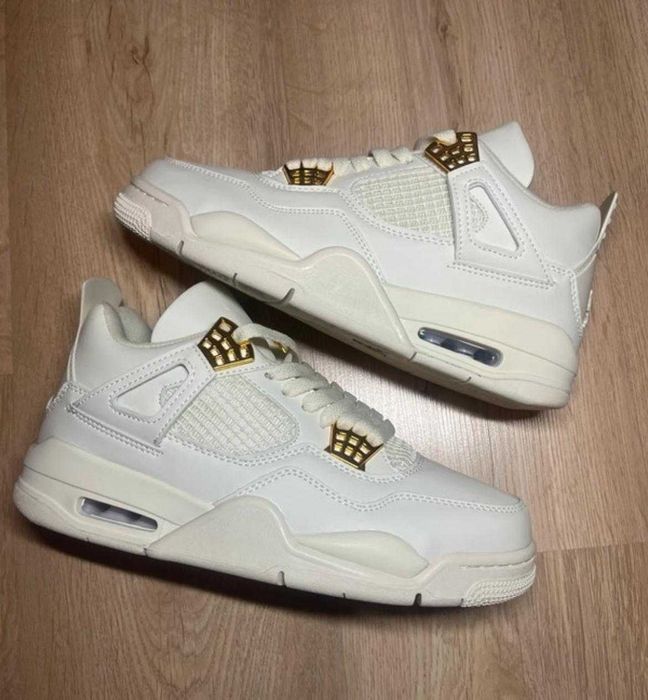 Air jordan 4 biale damskie nowe obuwie za kostkę jordany 4 white