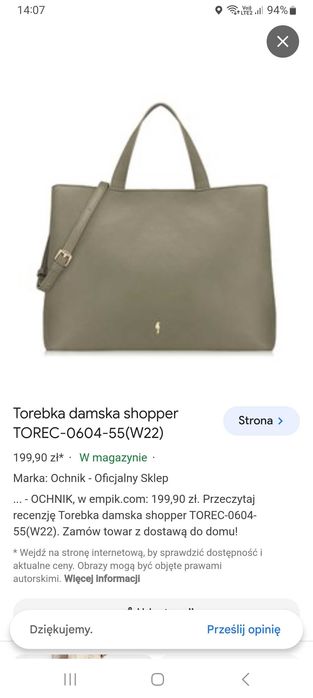 Piękną torebka damska