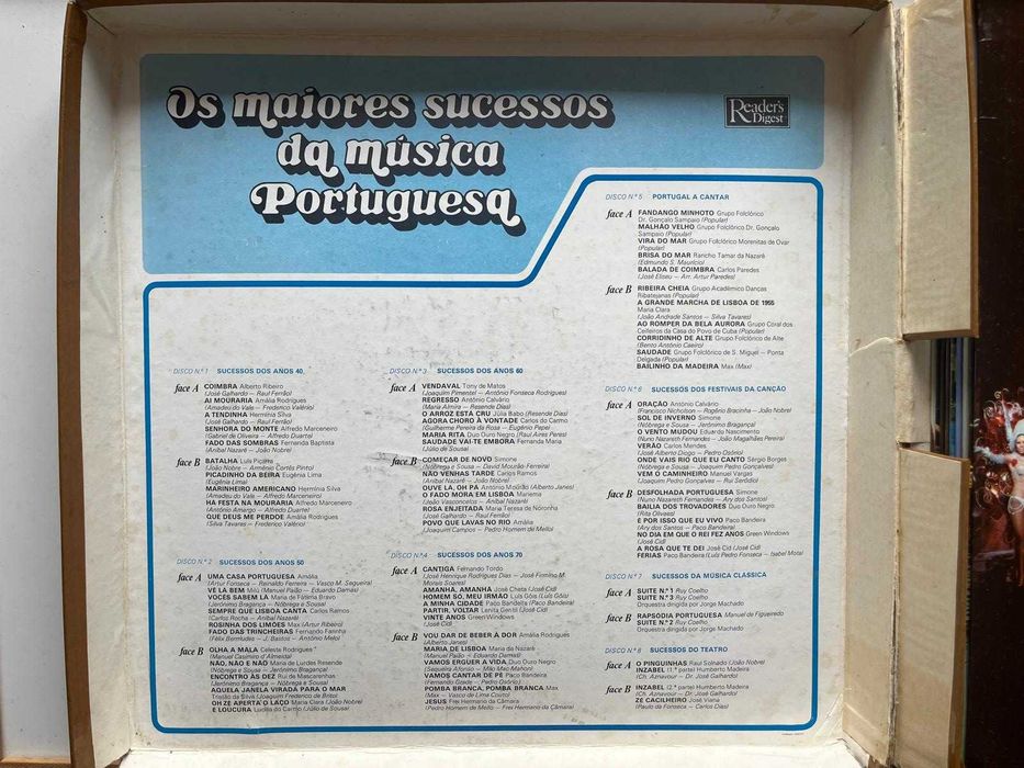 Coletânea Os Maiores Sucessos da Música Portuguesa (Reader's Digest)