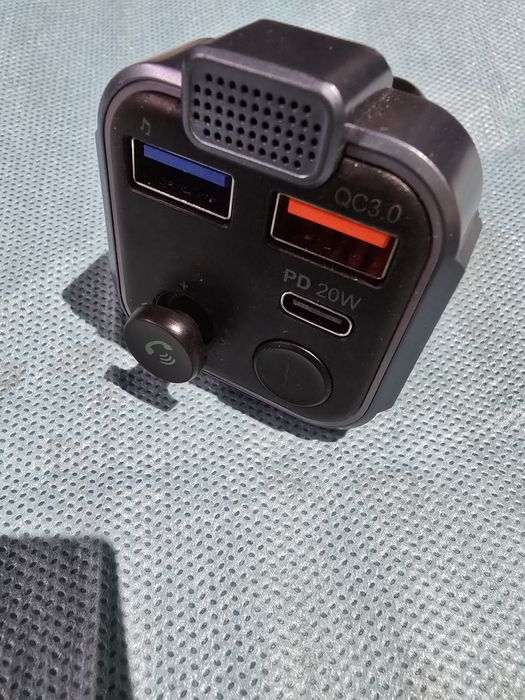 TRANSMITER samochodowy, bluetooth, mp3, głośnomowiacy