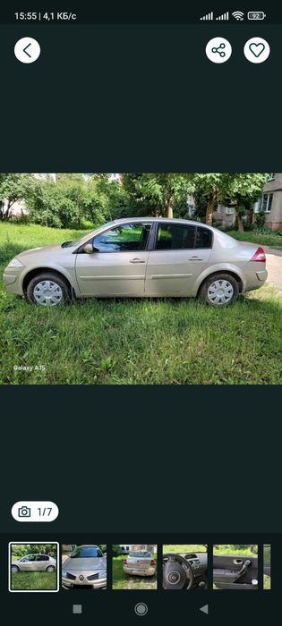 Renault Megan 2  1.6 г/б автомат