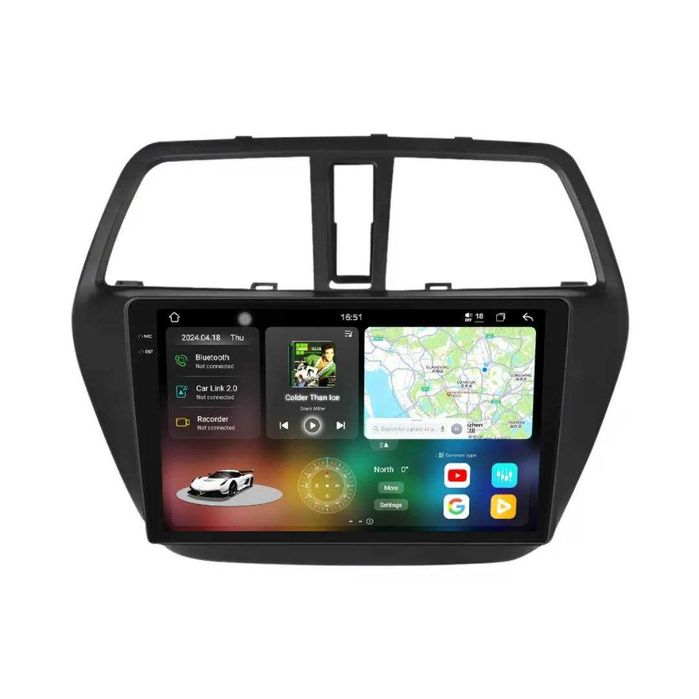 Штатна магнітола 6/128 GB для Suzuki SX4, S Cross 2014 з камерами 360°