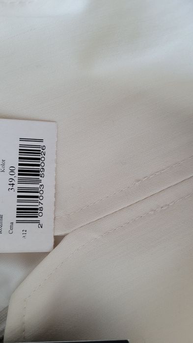 Nowa kremowa sukienka Aryton rozm 36
