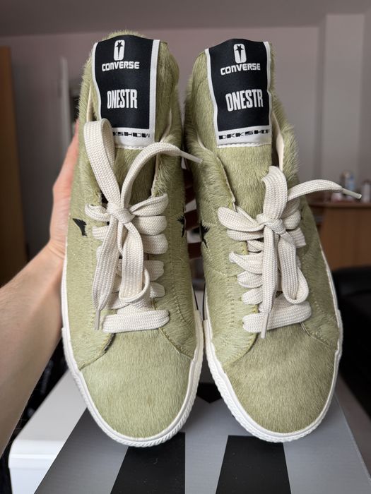 Converse x DRKSHDW One Str Green Rick Owens Конверс Рік Оуенс Даркшедоу Кеди