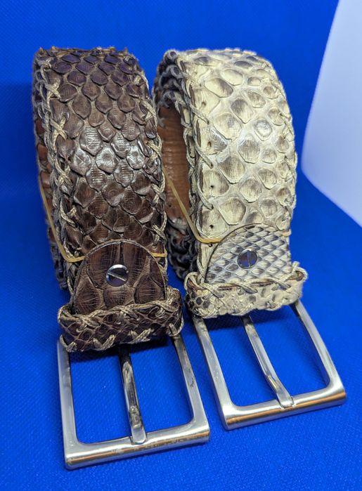 Ремінь Пітон Натуральна шкіра Пітона Ремень Кожа Питона