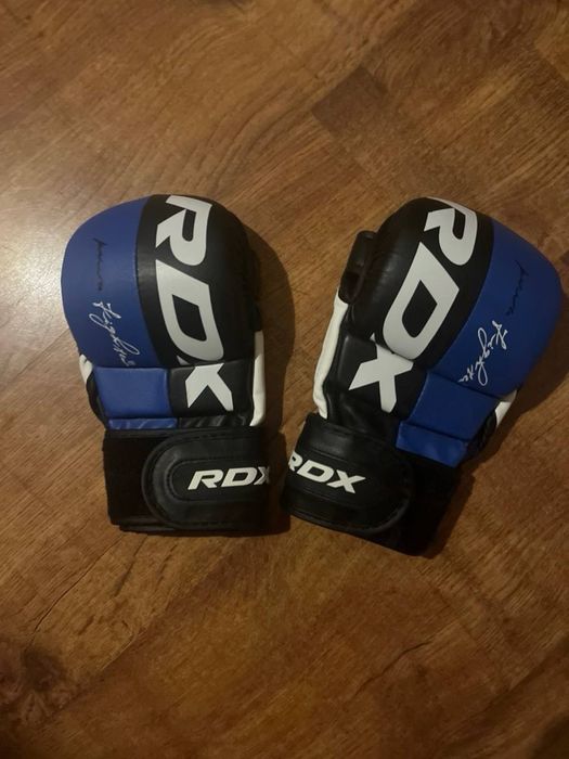 Rękawice sparingowe MMA RDX T6 Niebieskie
