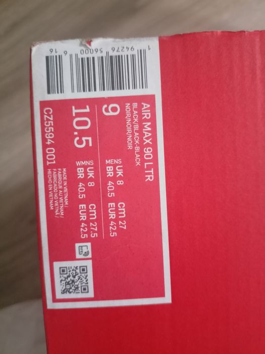 Nike Air Max 90 42,5 męskie skórzane buty