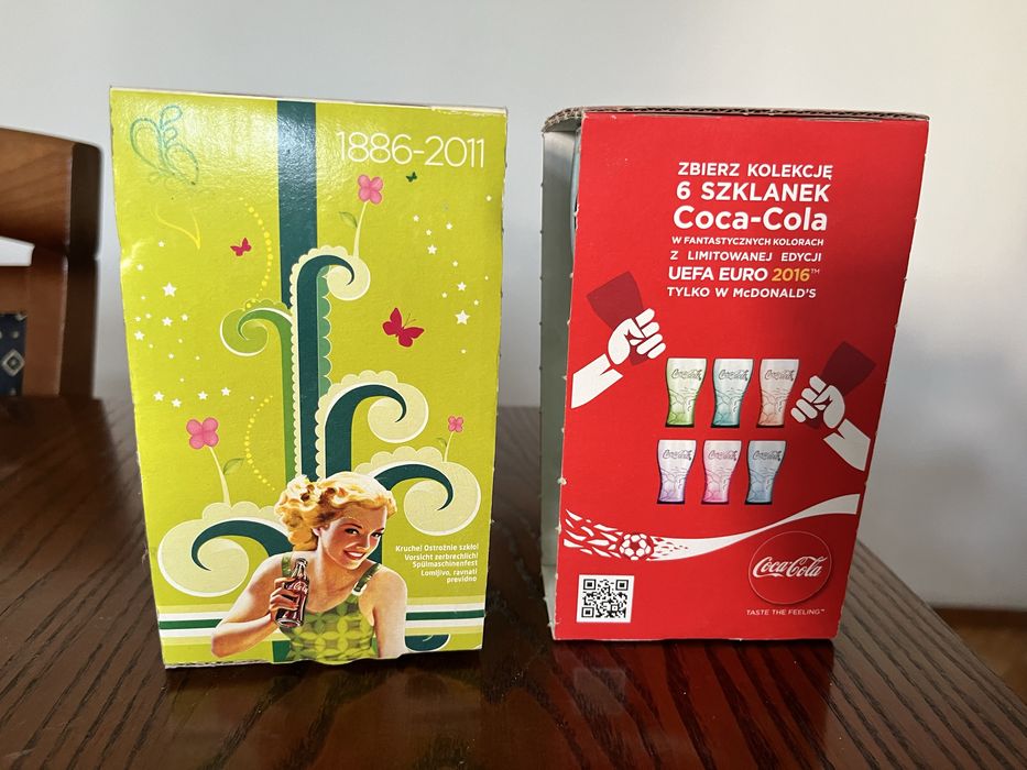 Szklanki coca cola