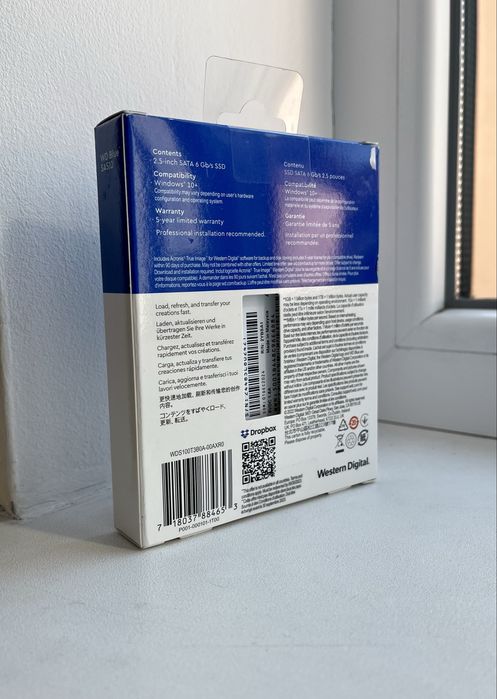 Накопичувач SSD WD Blue SA510 1Tb