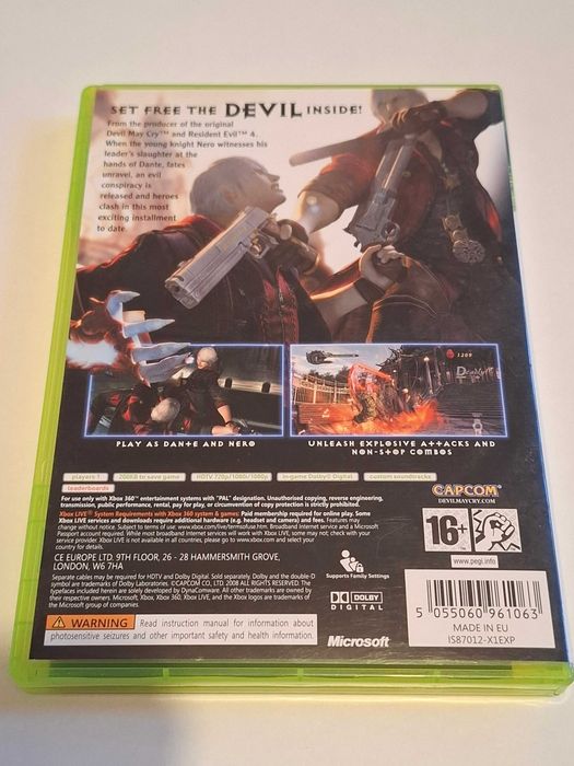 Gra Xbox 360 Devil May Cry 4