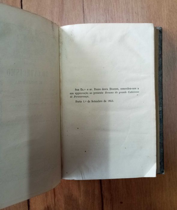 Resumo do Catecismo de Perseverança pelo abbade J. Gaume 1853