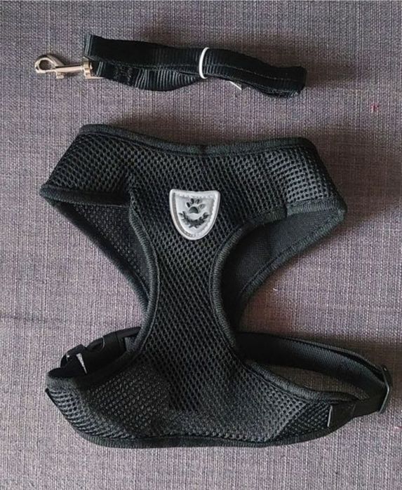 Szelki dla psa ze smyczą Rozmiar M