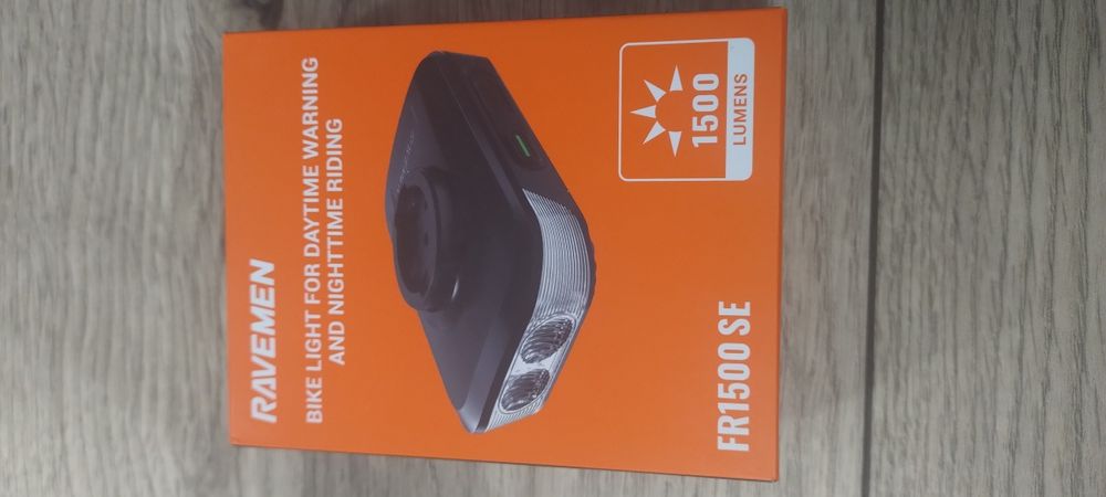 Ravemen FR1500 bardzo mocna lampka rowerowa - szosa, gravel!