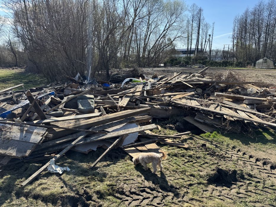 Za darmo drewno na opał, deski belki. 100 letni dom