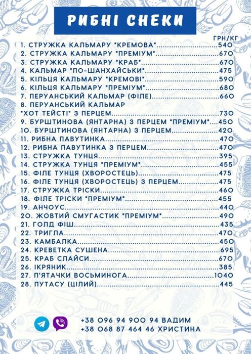 Оптом снеки до пива, рибка, джерки, арахіс та фісташки сша