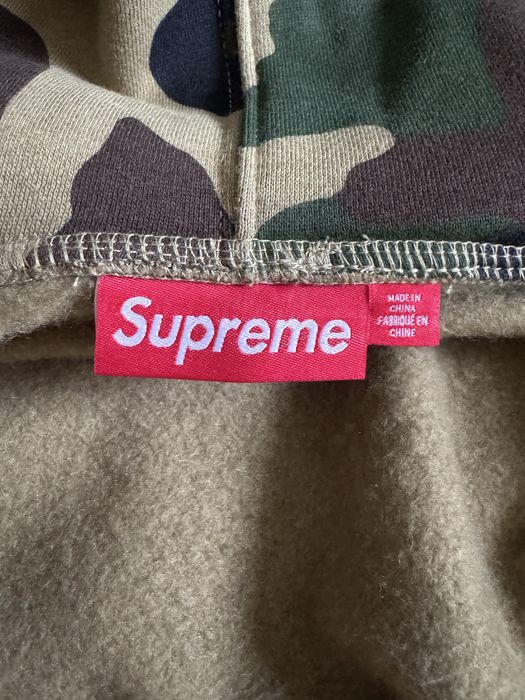 Зип-худи Supreme Big Logo Camo Размер-М