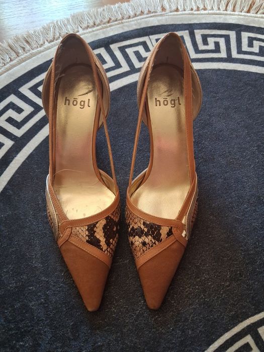 Nowe z naturalnej skóry buty Firmy högl