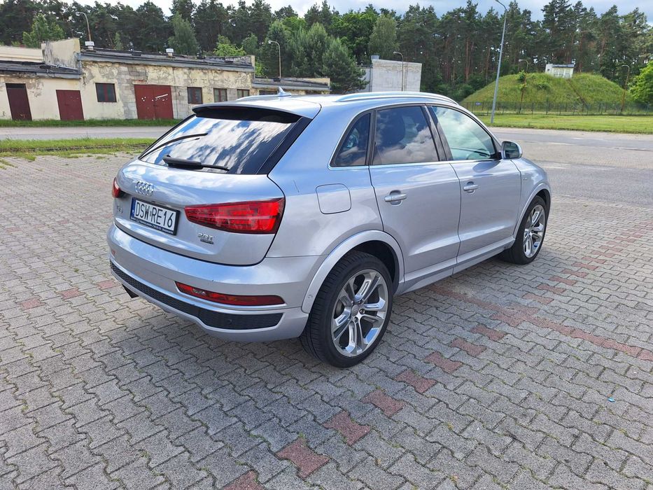 Audi Q3 2.0 TFSI, Quatro S-Line, Panorama, Keyles, Nawigacja - Kamera cofania