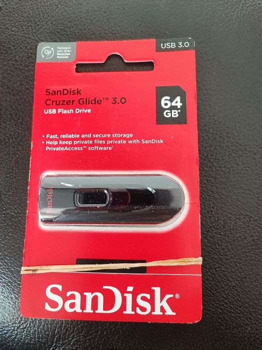 SanDisc, pendrive 64 GB NOWY