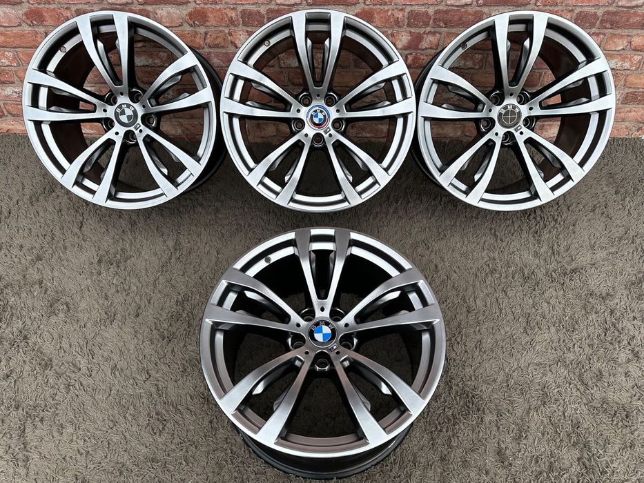 Oryginalne felgi BMW 20 M pakiet 5x120 X5 F15 Styling 469 E70 E53 X6 E71 F16 F01 E38 E60 E65 SUV 10j ET40 11j ET37 7846790 74.1mm 7846791 alufelgi Shadow Chrome