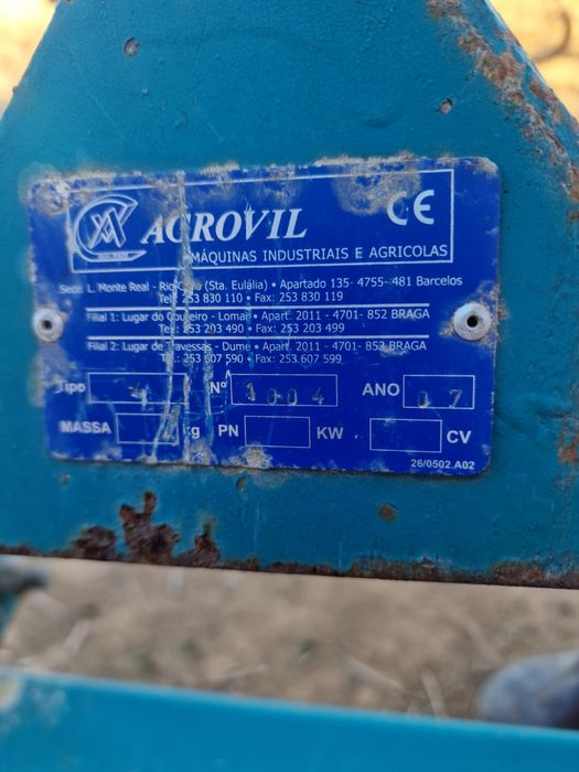 SEMEADOR DE MILHO e outras Culturas de 4 linhas