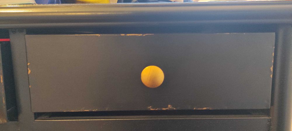 Secretária metálica sem uso (era de stock de loja)