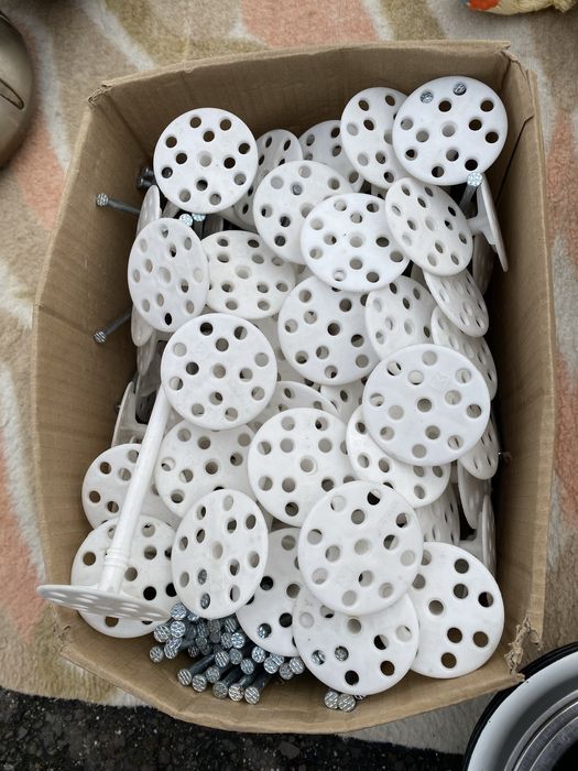 Kołki dyble do styropianu, 100 sztuk