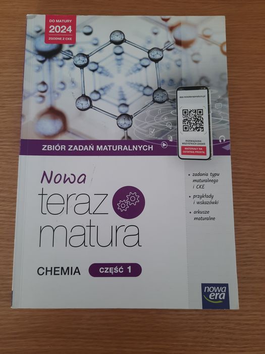 Zbiór zadań maturalnych + vademecum.  Chemia  nowa era . Jak nowe.