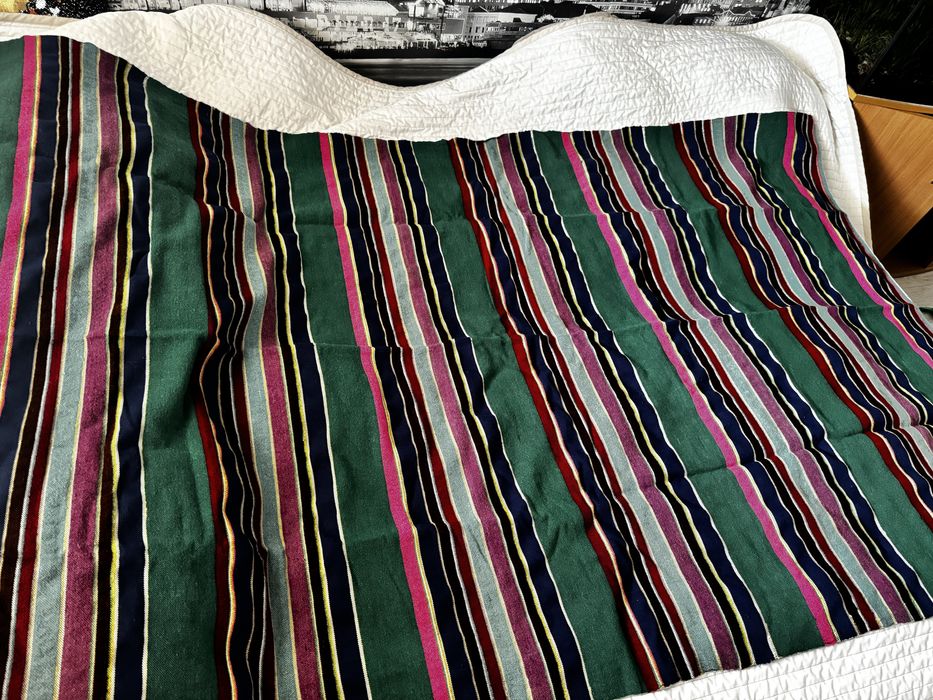 Narzuta kilim pasiak koc ludowy nowy