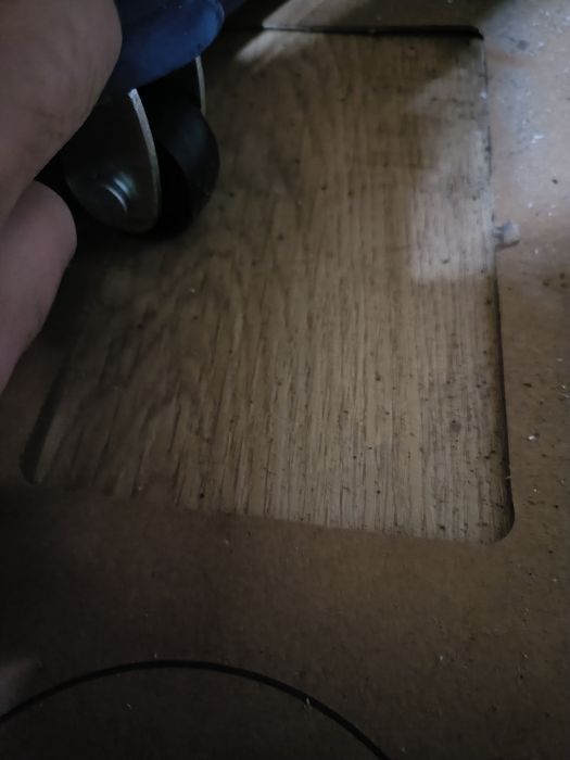 Pavimento flutuante claro