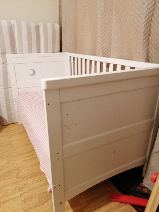 Berço modular: cama +  Next to Me
