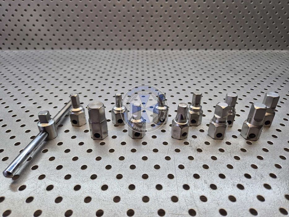 Klucze do korków do oleju 12-el. zestaw klucz do korków oleju