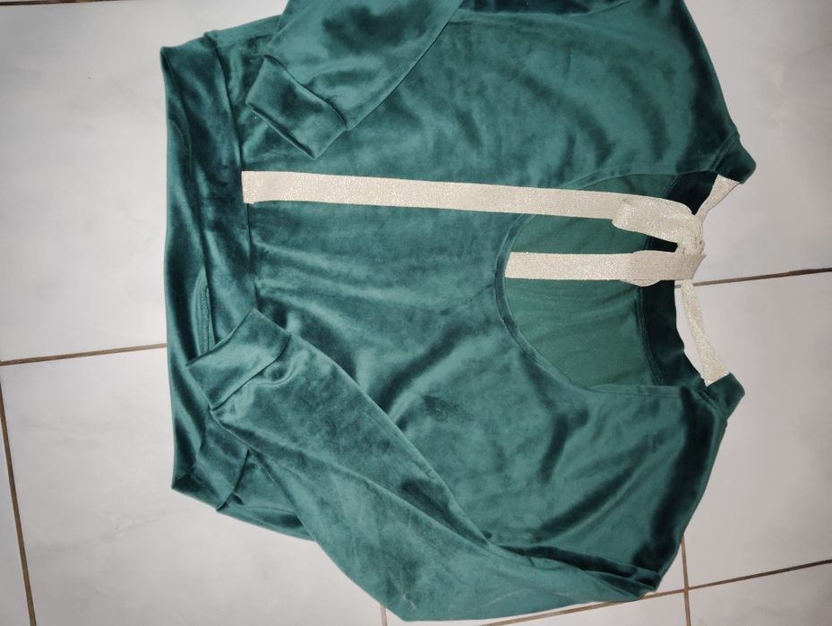 Dres welurowy damski