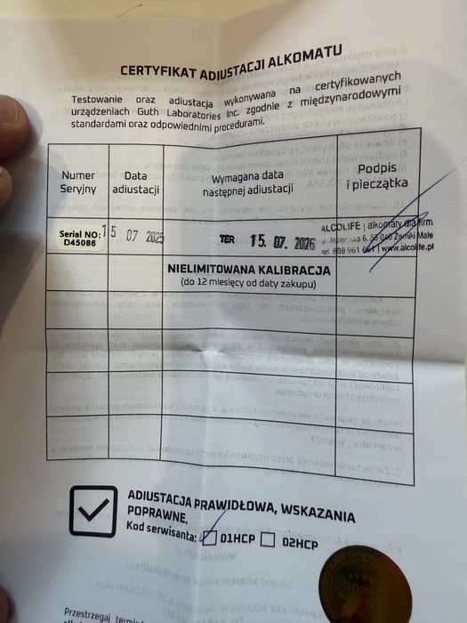 Alkomat bezustnikowy