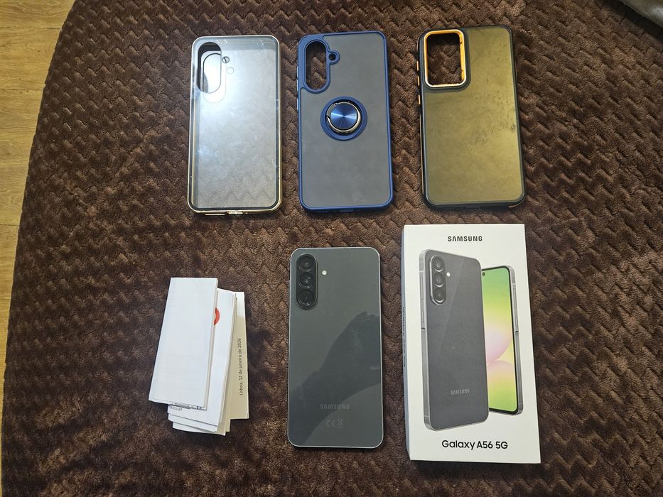 Troco/Vendo Samsung A56 5G 256gb usado com ciaxa e fatura!