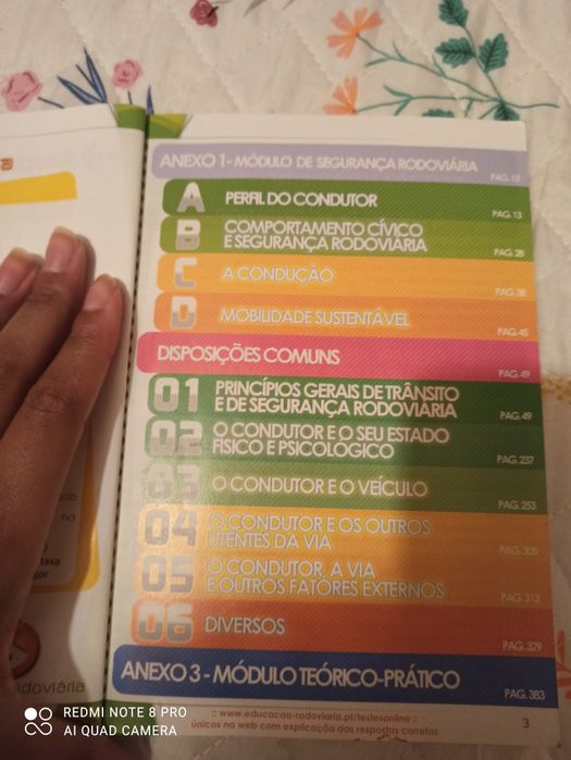 Livro de código da estrada