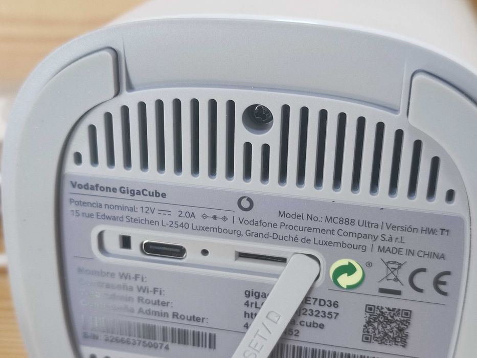 ZTE 5G MC888 Ultra Roteador SIM GigaCube Router