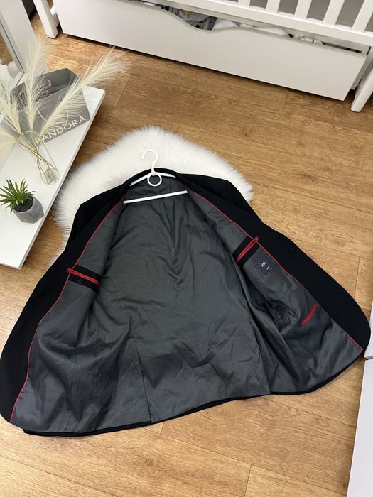 Вовна шерсть вовняний чорний оверсайз піджак жакет блайзер чорний