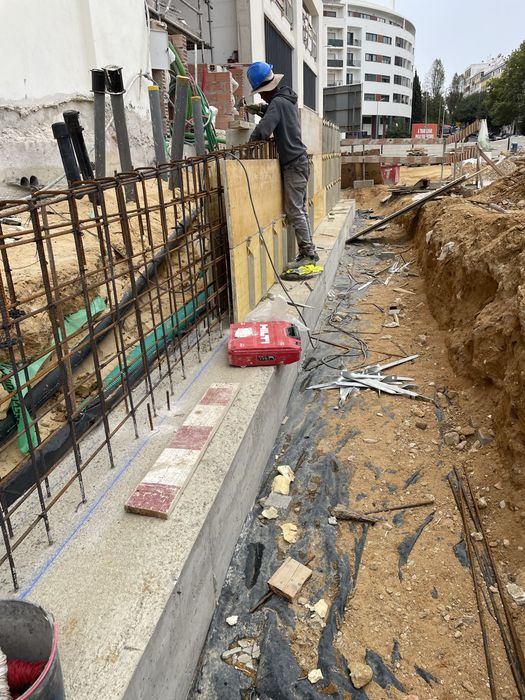 Cofragem, concreto Armado