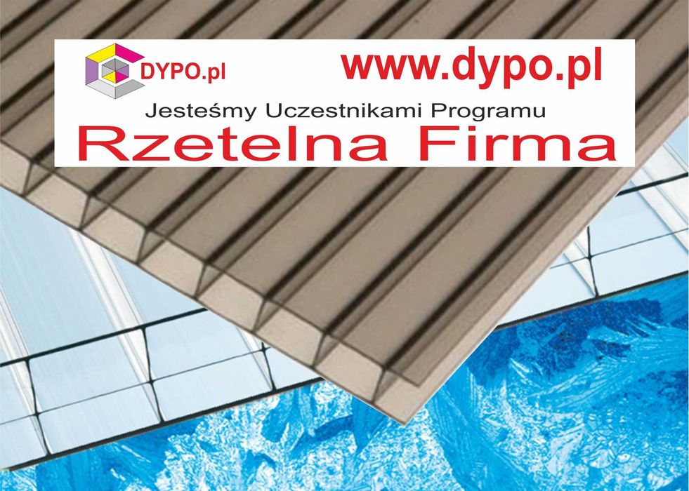 Poliwęglan komorowy Lity płyty dach taras pergola 4,6,8,10,16,20,25,32