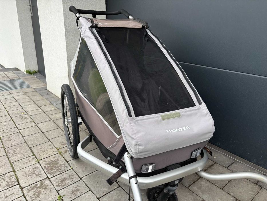 Przyczepka Croozer Kid Keeke 1 Stone Grey