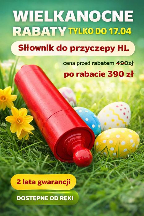 Siłownik wywrotu przyczepa HL6011 Hl8011 - 2 letnia gwarancja !