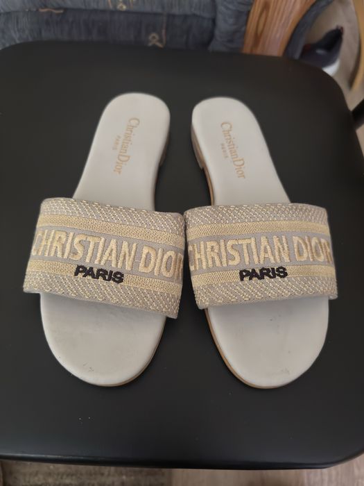 Christian Dior Paris klapki damskie rozmiar 36