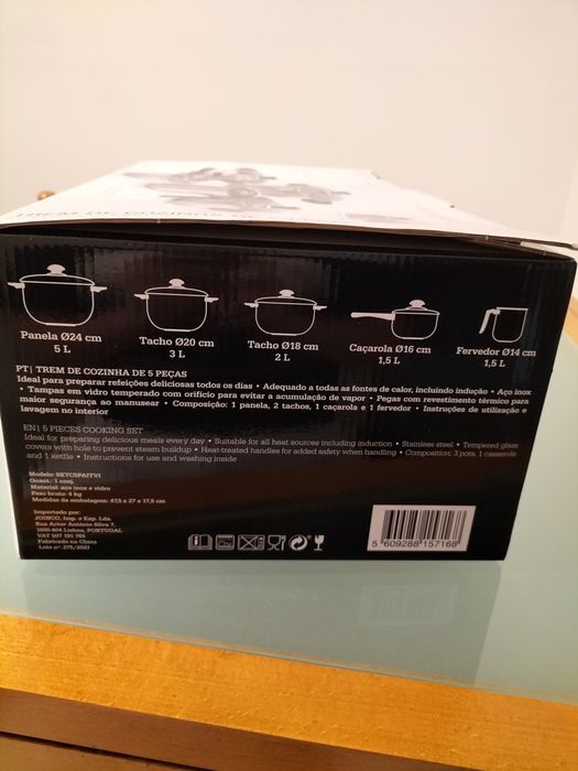 Vendo trem de cozinha NOVO em Aço inox