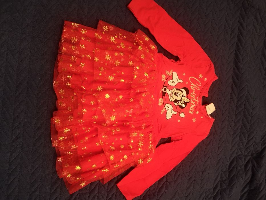 Sukienka świąteczna Minnie