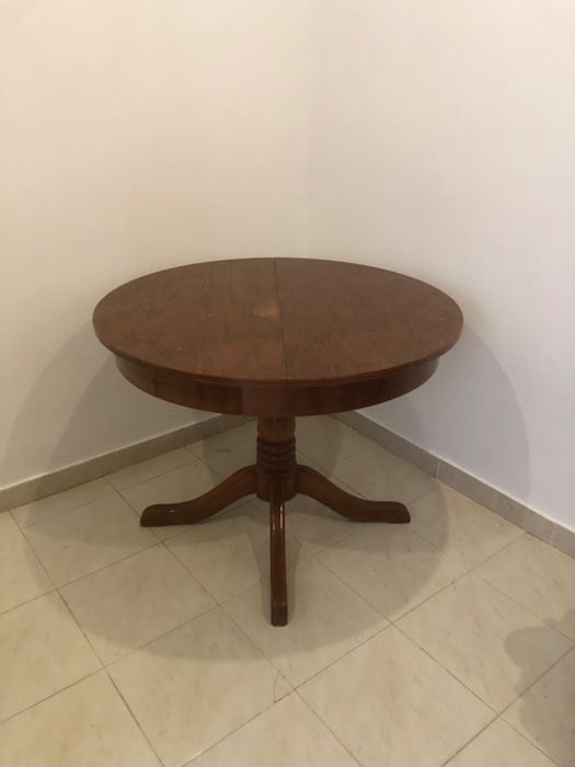 Mesa madeira maciça dois tamanhos 35