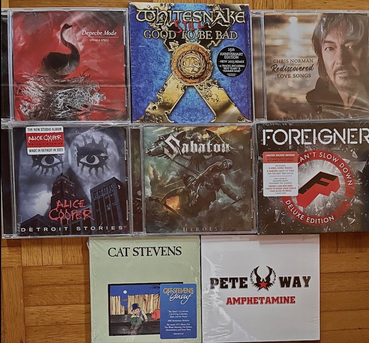 CD-Нові, Фірма. Sabaton, Chris Norman,Depeche Mode, A.Cooper, P.Way.