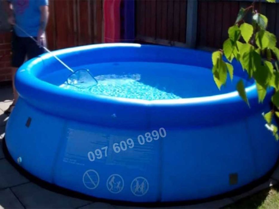 Басейн дитячий Intex Easy Set Pool 244x76см Бассейн Фабричний Оригінал