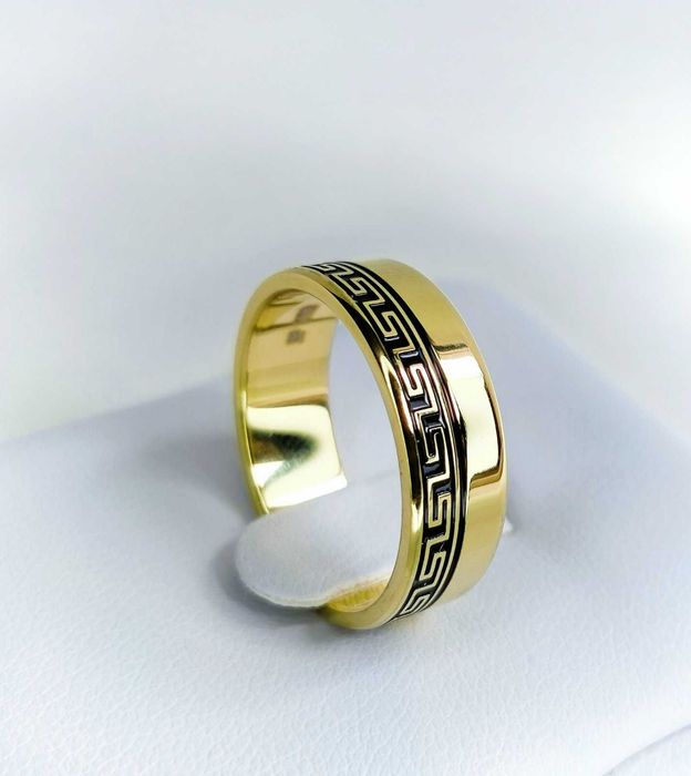 Pierścionek Obrączka Stal chirurgiczna Xuping 18K r.7