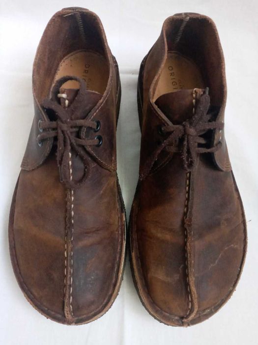 Мужские туфли ботинки clarks замшевые мужские стелька 26 см 40 размер